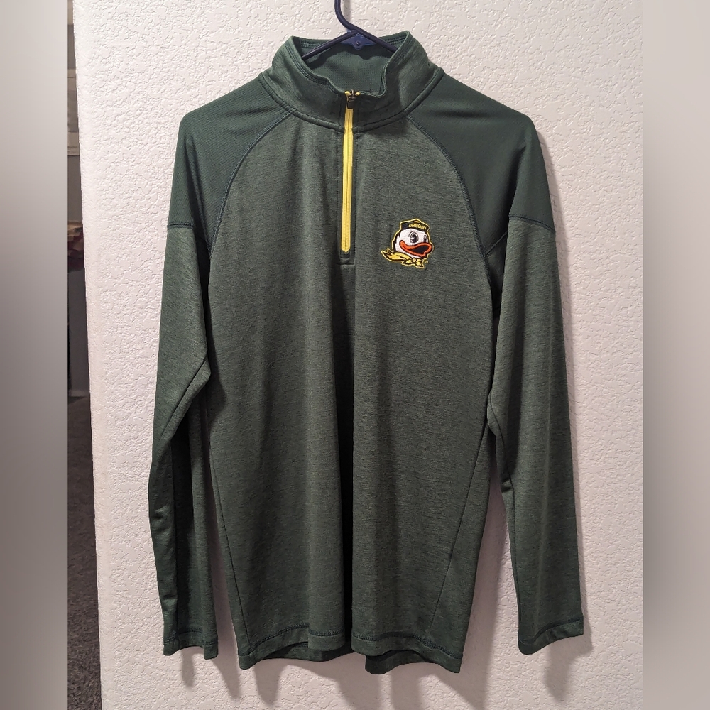 Champion Elite Oregon Ducks Puddles 1/4 Zip Pullover Size Medium